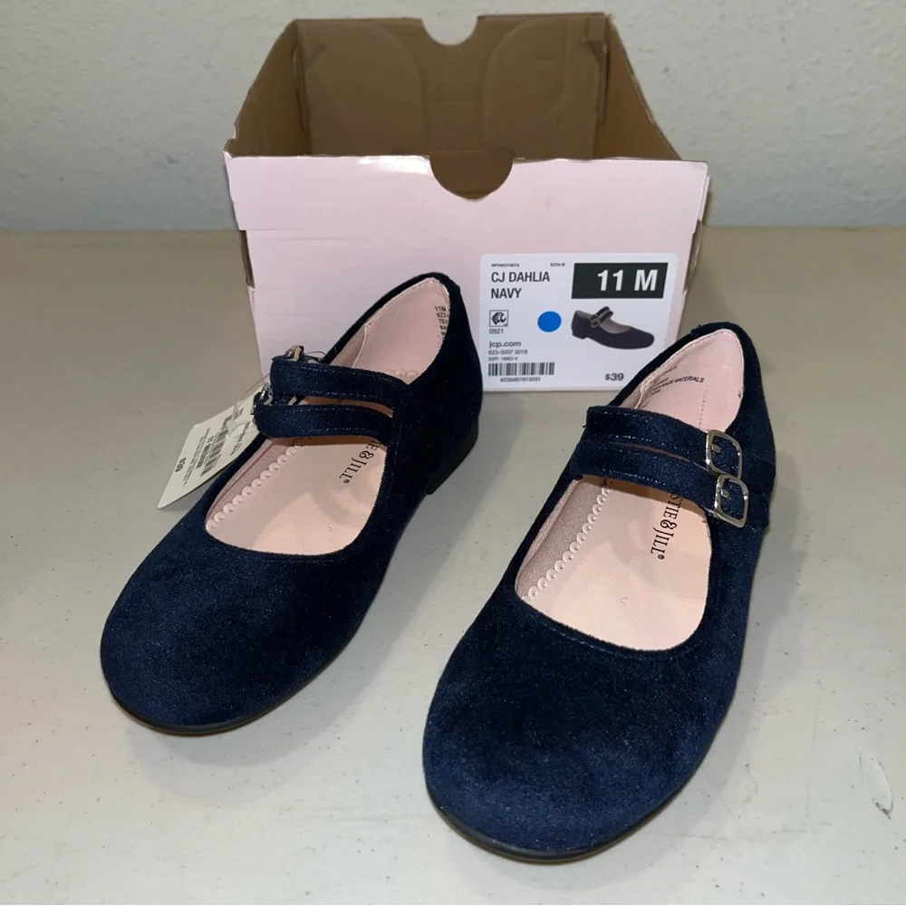 new Christie & Jill Toddler Girls Lil Dahlia Mary Jane Shoes  size 11 retail $39